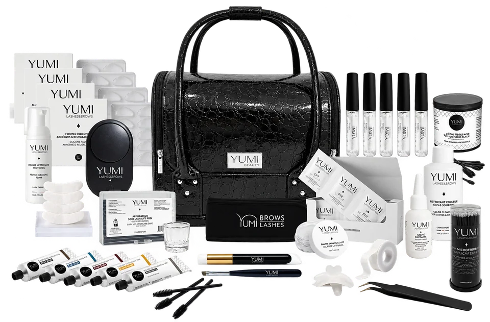 Mallette YUMI Beauty con prodotti e accessori professionali per la laminazione